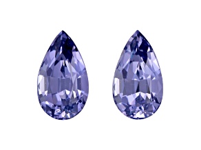 Purple Spinel 7.3x4.2mm Pear Shape Matched Pair 1.58ctw