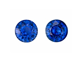 Sapphire 6mm Round Matched Pair 2.01ctw