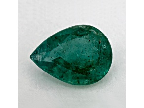 Zambian Emerald 8.06x5.92mm Pear Shape 0.98ct