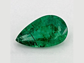 Zambian Emerald 9.59x5.71mm Pear Shape 1.23ct