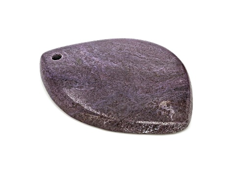Turkish Purple Jadeite 44.4x32mm Free-Form Cabochon Focal Bead