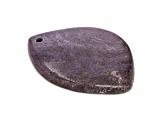Turkish Purple Jadeite 44.4x32mm Free-Form Cabochon Focal Bead