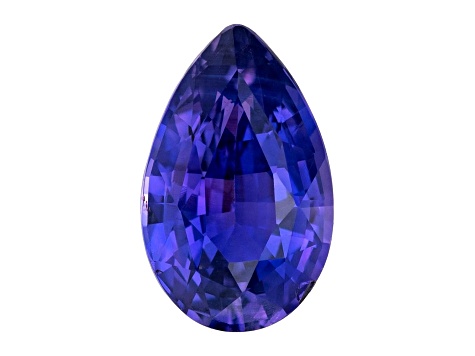 Purple Sapphire Unheated 9.3x6.29mm Pear Shape 2.05ct
