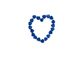 Sapphire 5.0x4.7mm Heart Shape Cabochon Set of 20 14.14ctw