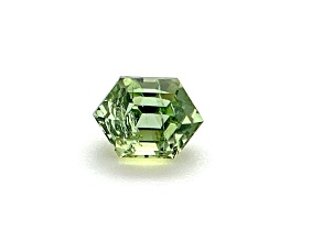 Yellowish Green Tourmaline 8.3x6.0mm Hexagon 1.88ct