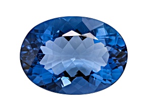 Blue Fluorite 24.5x18mm Oval 33.14ct