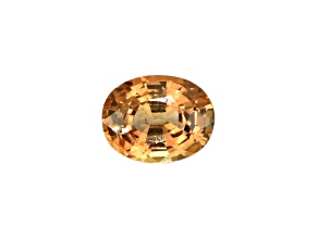Orange Sapphire 6.5x5.1mm Oval 0.97ct