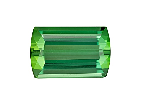Green Tourmaline 11.5x7.3mm Emerald Cut 4.98ct