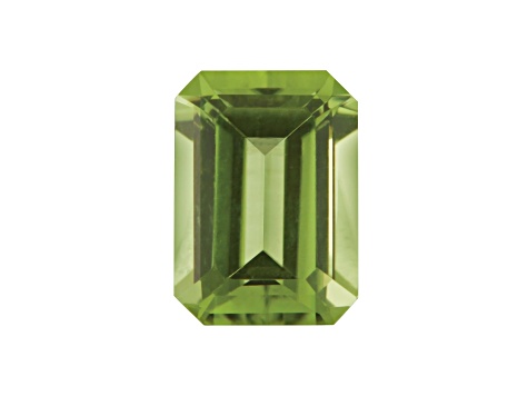 Peridot 5x3mm Emerald Cut 0.35ct