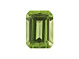Peridot 5x3mm Emerald Cut 0.35ct