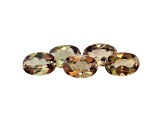 Andalusite 6x4mm Oval Set of 5 2.00ctw