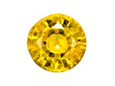 Yellow Sapphire Loose Gemstone 6mm Round 0.95ct