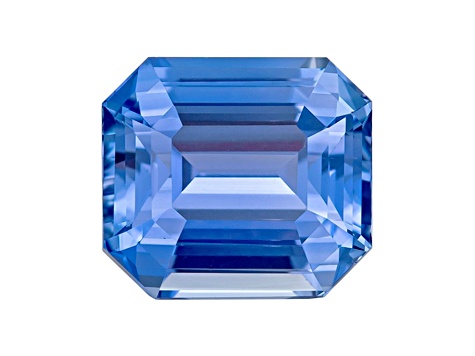 Sapphire Loose Gemstone Unheated 7.26x6.55mm Emerald Cut 2.03ct