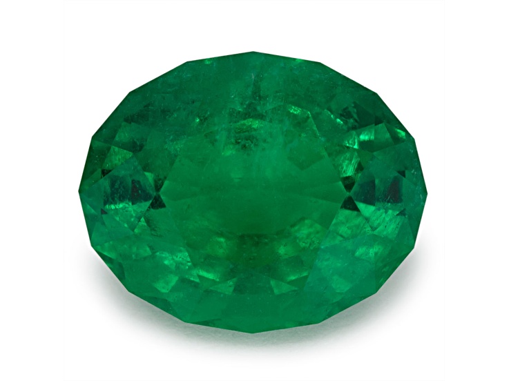 Panjshir Valley Emerald 11.1x8.9mm Oval 3.52ct