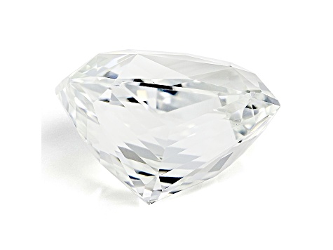 White Sapphire Loose Gemstone Unheated 10.9x13.1mm Radiant Cut 12.45ct