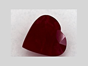 Ruby 6.74x6.57mm Heart Shape 1.08ct