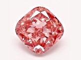 1.30ct Intense Pink Cushion Lab-Grown Diamond VS1 Clarity IGI Certified