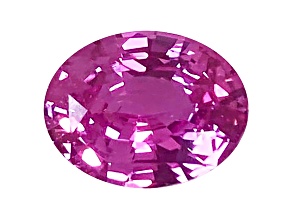 Pink Sapphire Loose Gemstone Unheated 9x6.9mm Oval 2.14ct