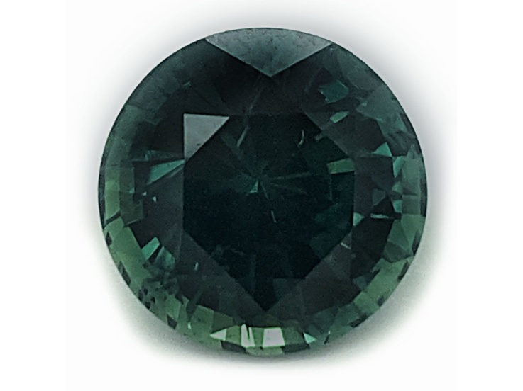 Teal Sapphire Loose Gemstone Unheated 11mm Round 7.34ct
