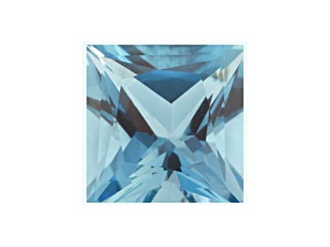 Aquamarine 5.5mm Princess Cut 0.82ct