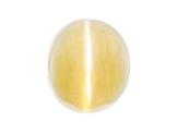 Fire Opal Cat's Eye 8x7mm Oval 1.44ct