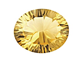 Citrine 10x8mm Oval Concave Cut 2.14ct