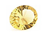 Citrine 10x8mm Oval Concave Cut 2.14ct