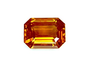 Orange Sapphire 15.5x11.7mm Emerald Cut 14.02ct