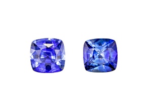Sapphire 5mm Cushion Matched Pair 1.38ctw