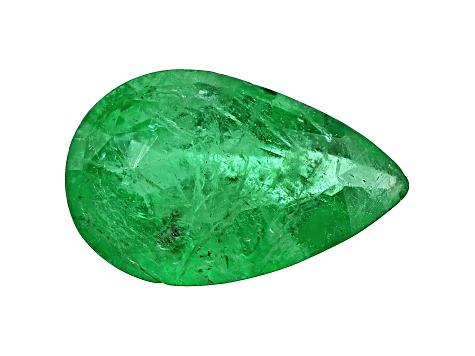 Brazilian Emerald 8.5x5.5mm Pear Shape 0.90ct
