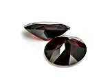 Mozambique Garnet 12x10mm Oval Set of 2 7.84ctw