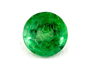 Zambian Emerald 5.4mm Round 0.55ct