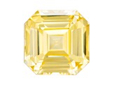 Yellow Sapphire Loose Gemstone 9.39mm Emerald Cut 6.06ct