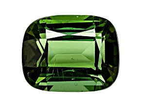 Green Tourmaline 8x6mm Cushion 1.54ct