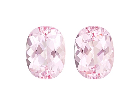 Morganite 8x6mm Oval Matched Pair 2.30ctw