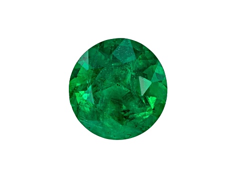 Zambian Emerald 6mm Round 0.79ct