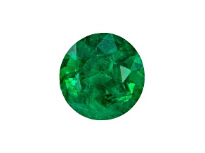 Zambian Emerald 6mm Round 0.79ct