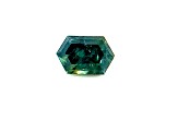 Teal Sapphire 6.3x4.1mm Hexagon Shape 0.88ct