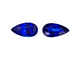 Sapphire 16.5x9mm Pear Shape Matched Pair 16.32ctw