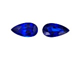 Sapphire 16.5x9mm Pear Shape Matched Pair 16.32ctw