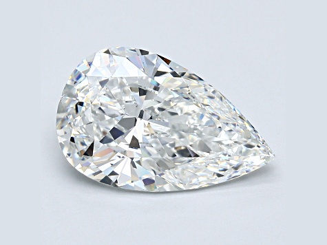 5.01ct Natural White Diamond Pear Shape, G Color, VS1 Clarity, GIA Certified