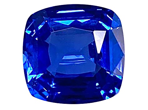 Sapphire Loose Gemstone 8.9x8.9mm Cushion 3.54ct
