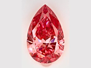 1.04ct Vivid Pink Pear Shape Lab-Grown Diamond SI1 Clarity IGI Certified
