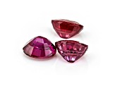 Pink Sapphire 4.0x3.5mm Oval Set of 3 0.92ctw