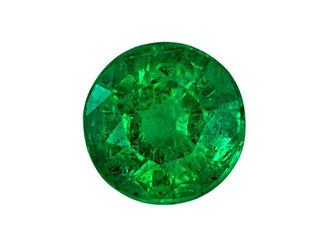 Zambian Emerald 5.8mm Round 0.85ct