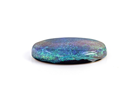 Australian Black Opal 12x8mm Oval Cabochon 1.52ct