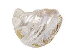 Natural Freshwater Platinum Rainbow Tennessee Pearl 18x13mm Snail Shape 12.71ct