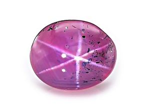 Star Ruby 6.7x5.4mm Oval Cabochon 1.86ct