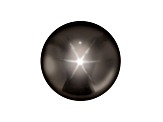 Black Star Sapphire 8mm Round Cabochon 3.10ct
