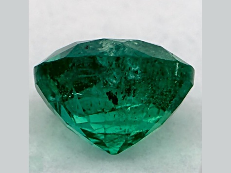 Zambian Emerald 5.95mm Round 0.91ct